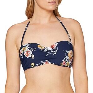 NEW REVOLVE SEAFOLLY WOMEN'S MIDSUMMER BUSTIER BANDEAU BIKINI TOP SIZE 4